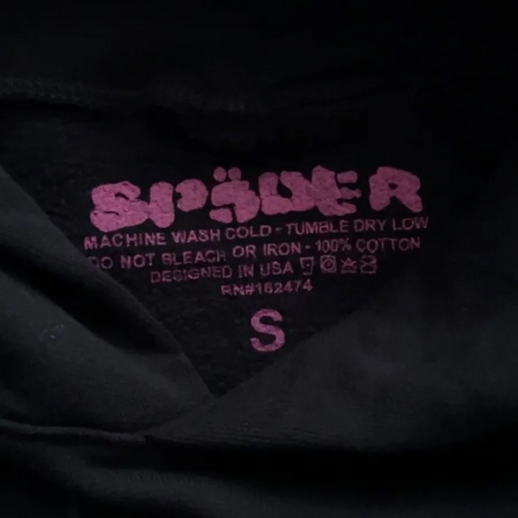 Spider Worldwide × Young Thug Sp5der Black Punk Hoodie - Picture 2 of 4
